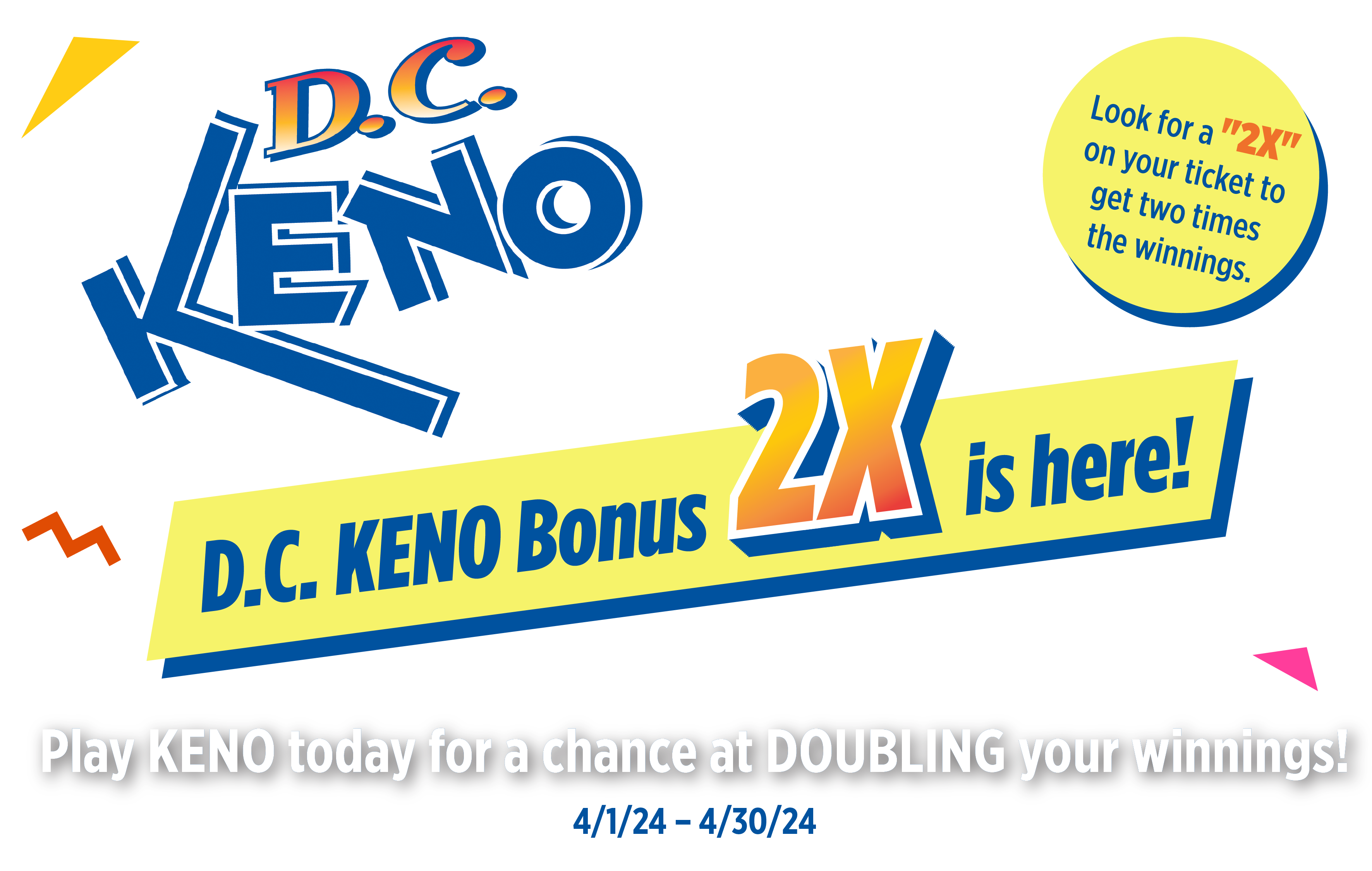 DC Keno Bonus 2X