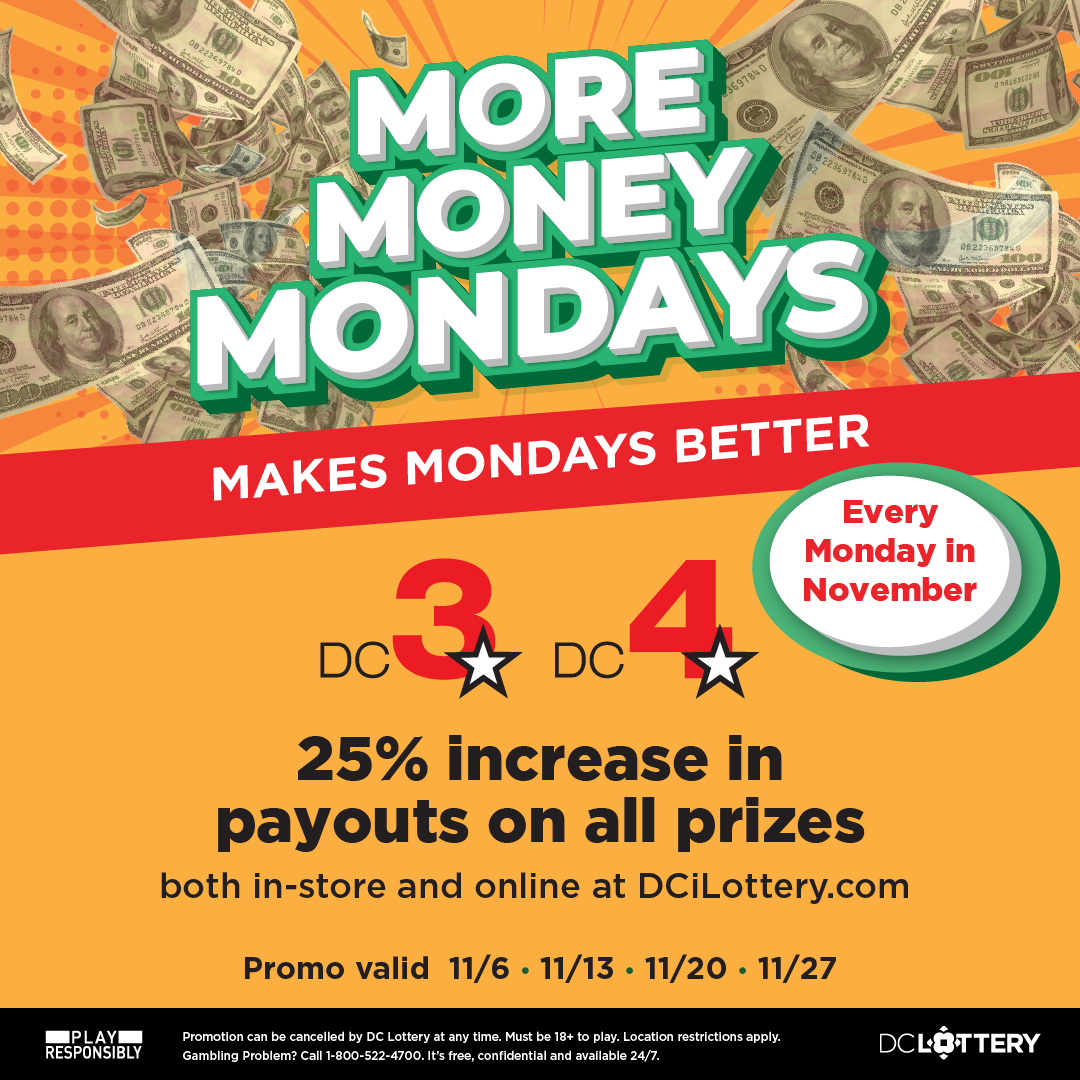 More Money Mondays DC Lottery