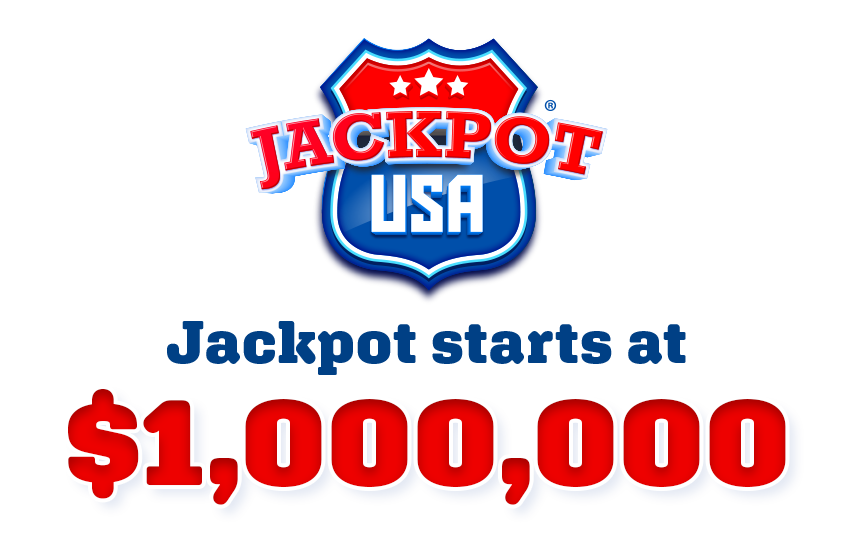 Jackpot USA Jackpot starts at $1,000,000