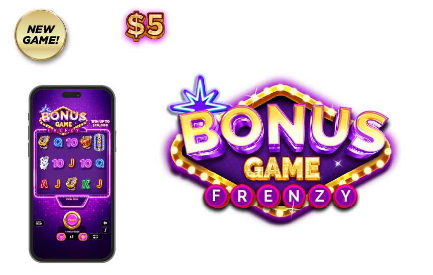 DC iLottery Bonus Game Frenzy, Get $5 in bonus credits to play the newest e-Instant. 