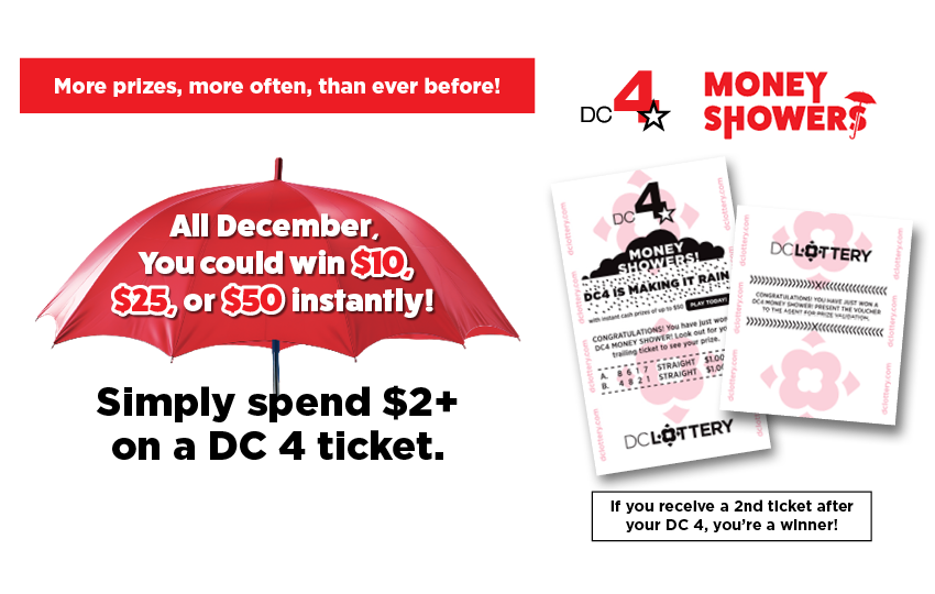 DC Lottery Money Showers 2025