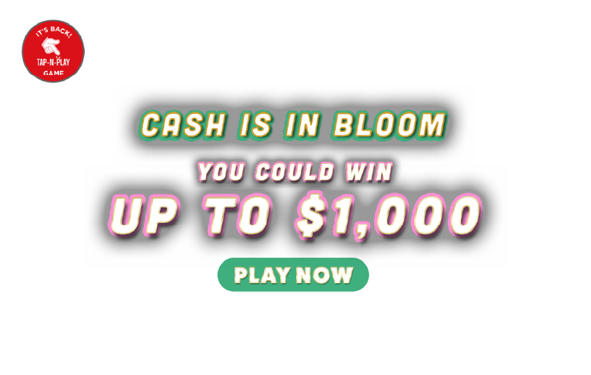 DC Lottery Tap N Play, Spring for Cash