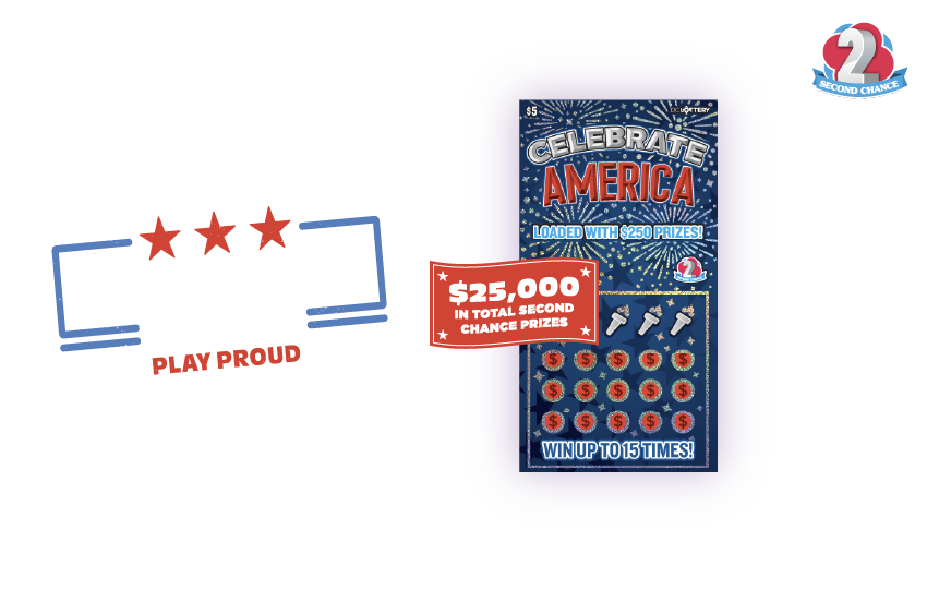 DC Lottery Scratcher, Celebrate America