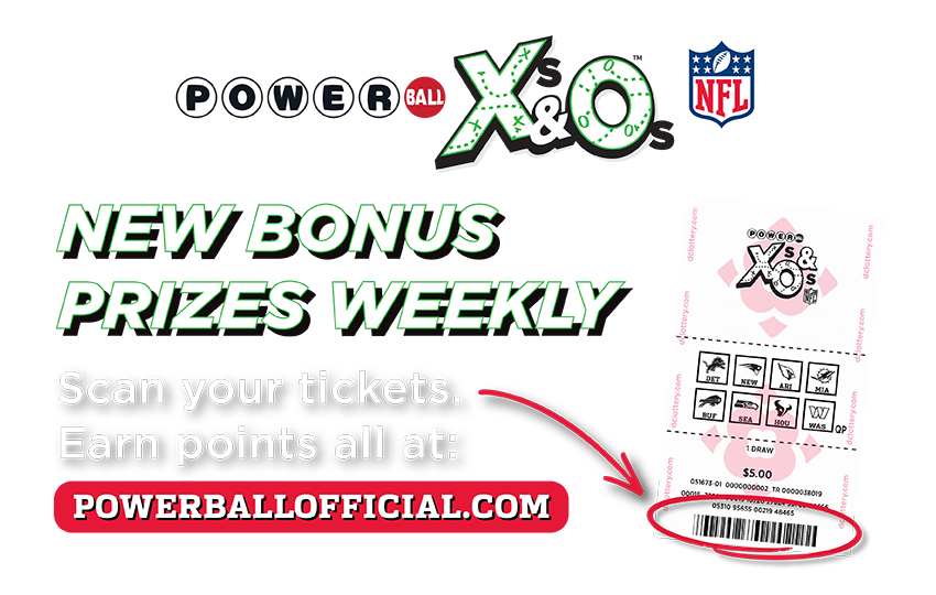 DC Lottery Powerball Xs & Os. More Chances to Score