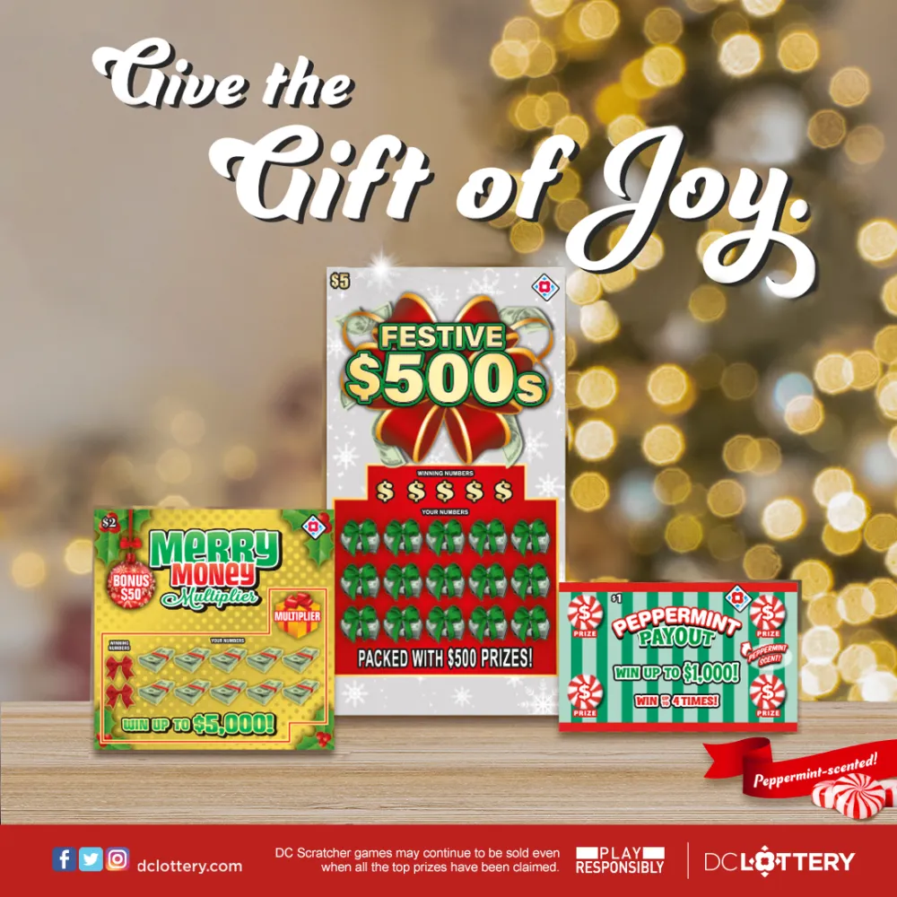 Give the Gift of Joy - Holiday Scratchers