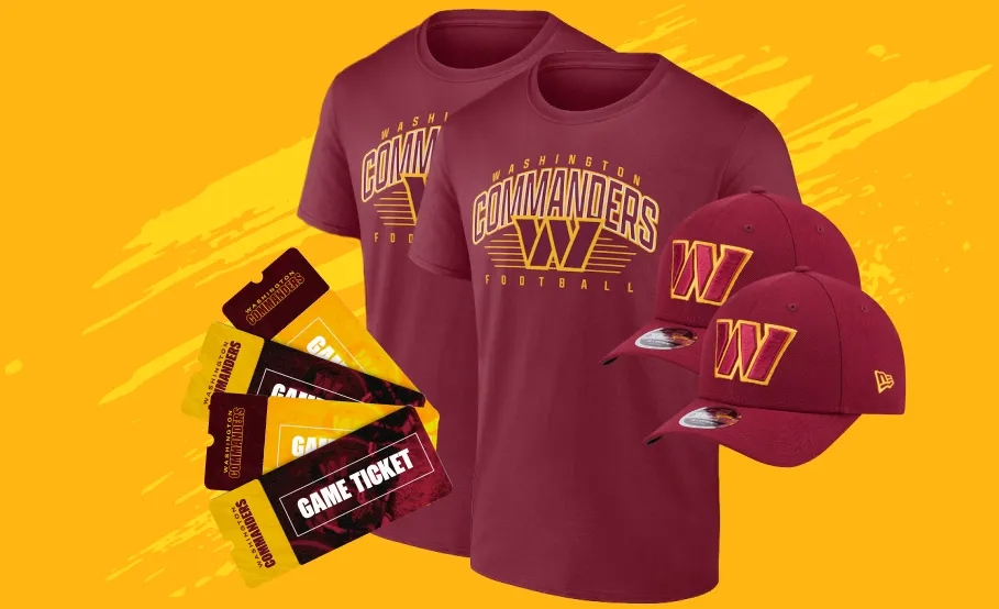 e-Instant Prize Pack Drawing #2. Two t-shirts, two hats, four game tickets