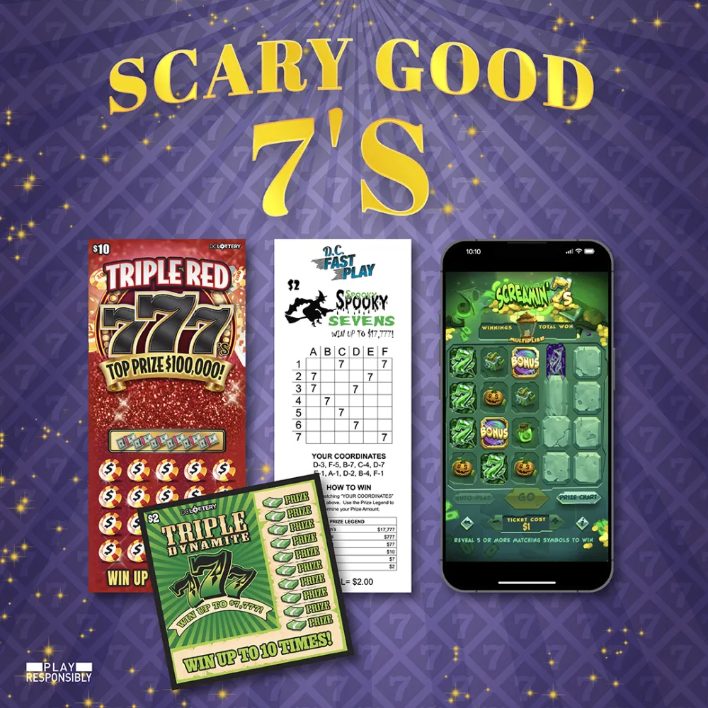 Dc Scratcher, fast Play and e-Instant game shown on purple background