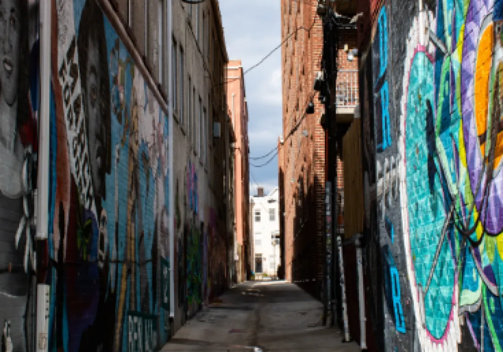 Photo of alley in DC