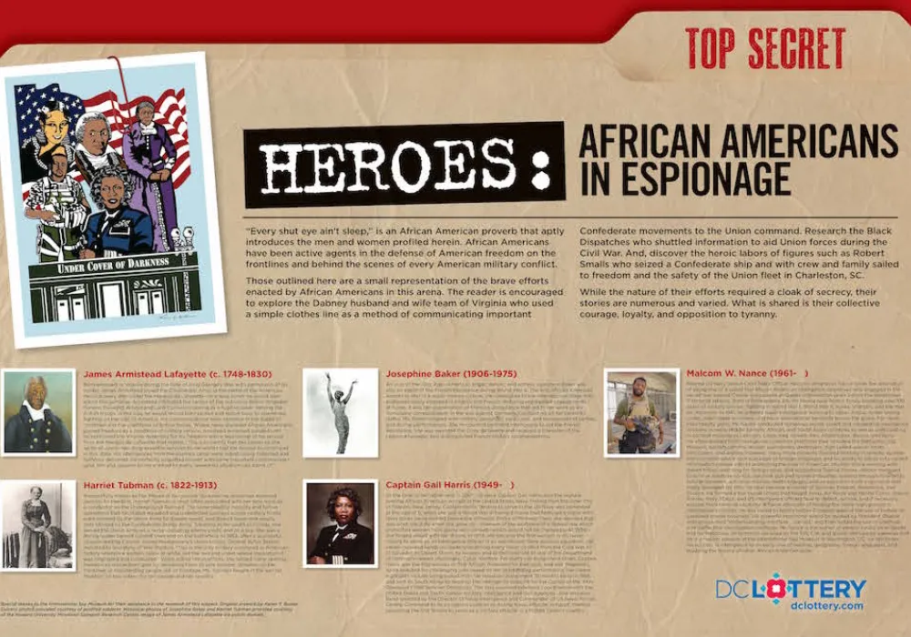 2015: Heroes: African Americans in Espionage
