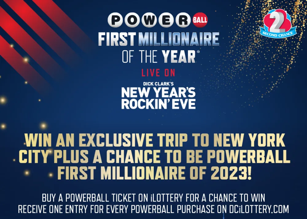 iLottery Powerball First Millionaire of the Year Image