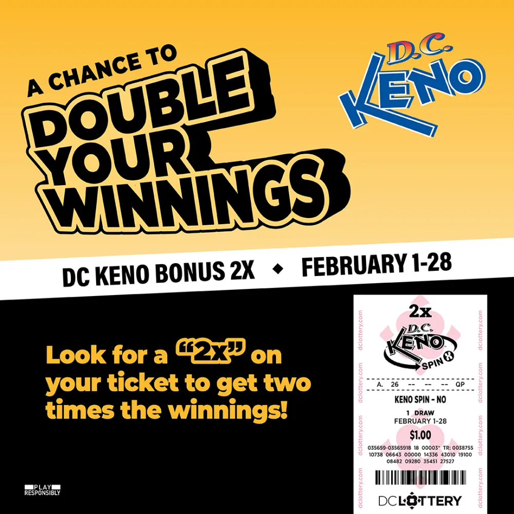 D.C. Keno Bonus 2X