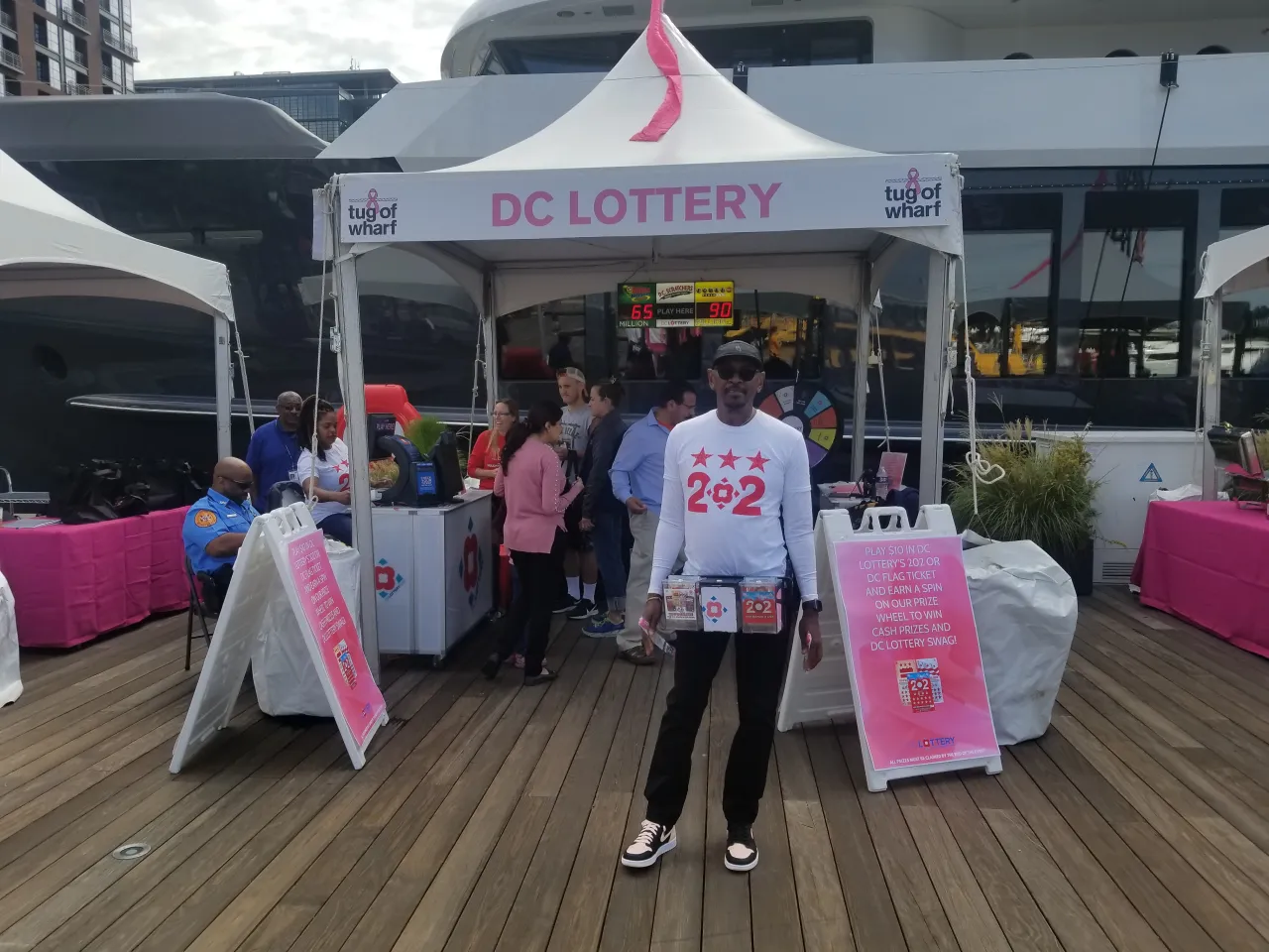 DC Lottery tent